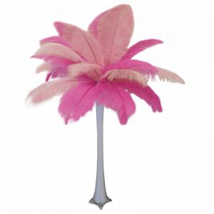 Ostrich Feather Centerpieces