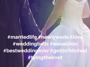 wedding hashtag