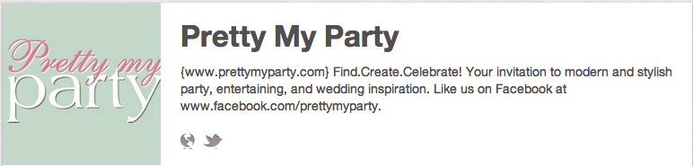 Pretty My Party on Pinterest
