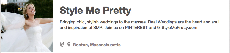 Style Me Pretty on Pinterest