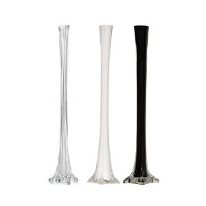 Glass Eiffel Tower Vases