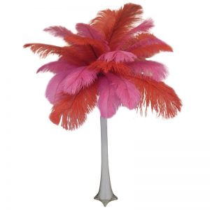 Valentine's Day Feather Centerpiece